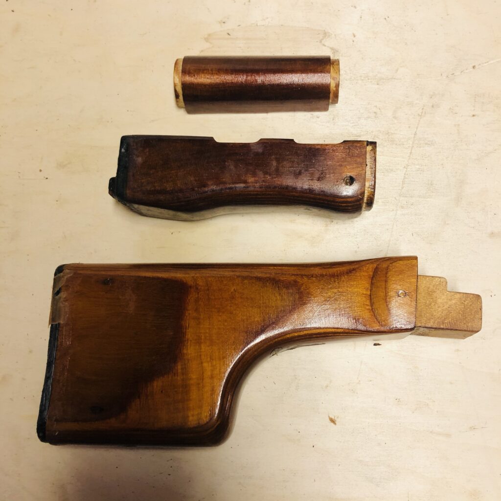 Russian RPK Wood Stock Set (New Old Stock) - Moka's Raifus