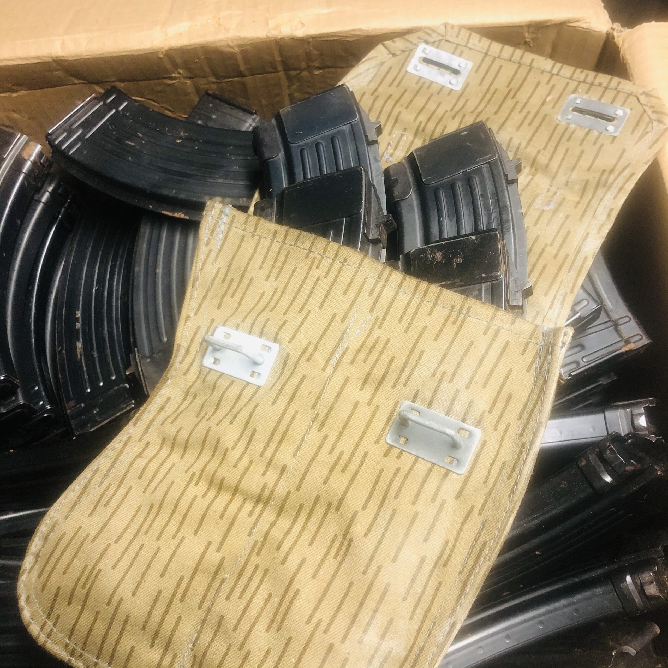 East German Steel 30 Round Magazine - 7.62x39mm (Good Condition) - 4 Pack