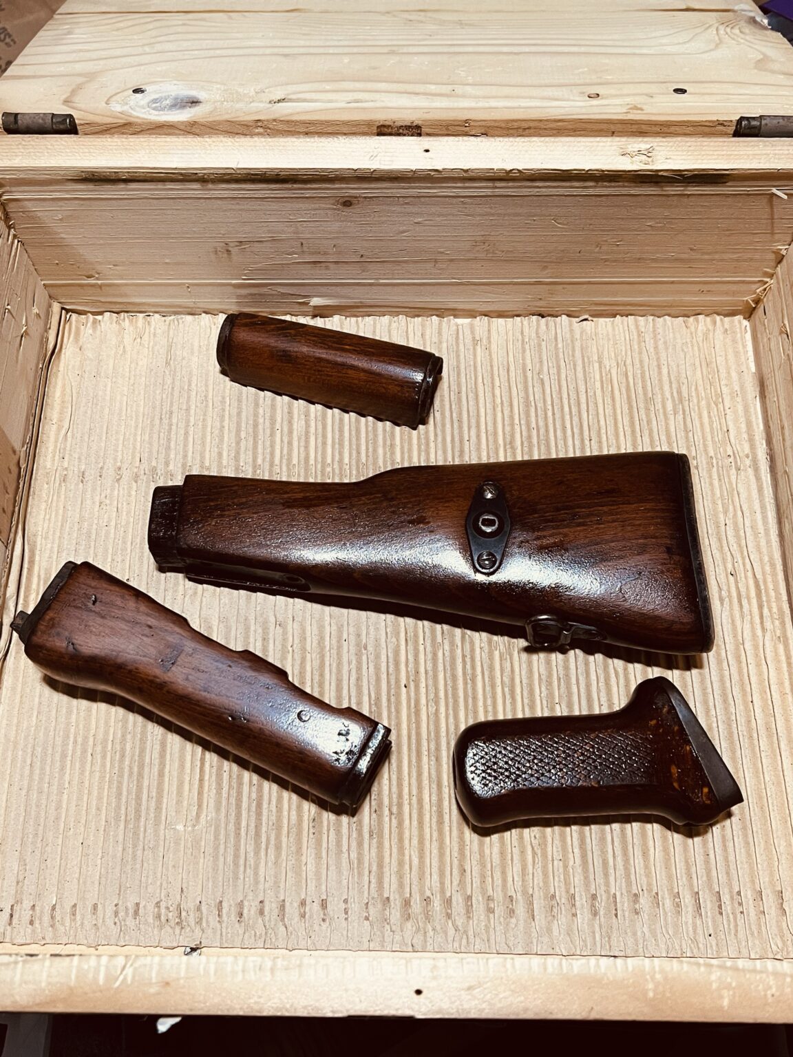 Polish AK47 Wood Stock Set (Refinished) Moka's Raifus