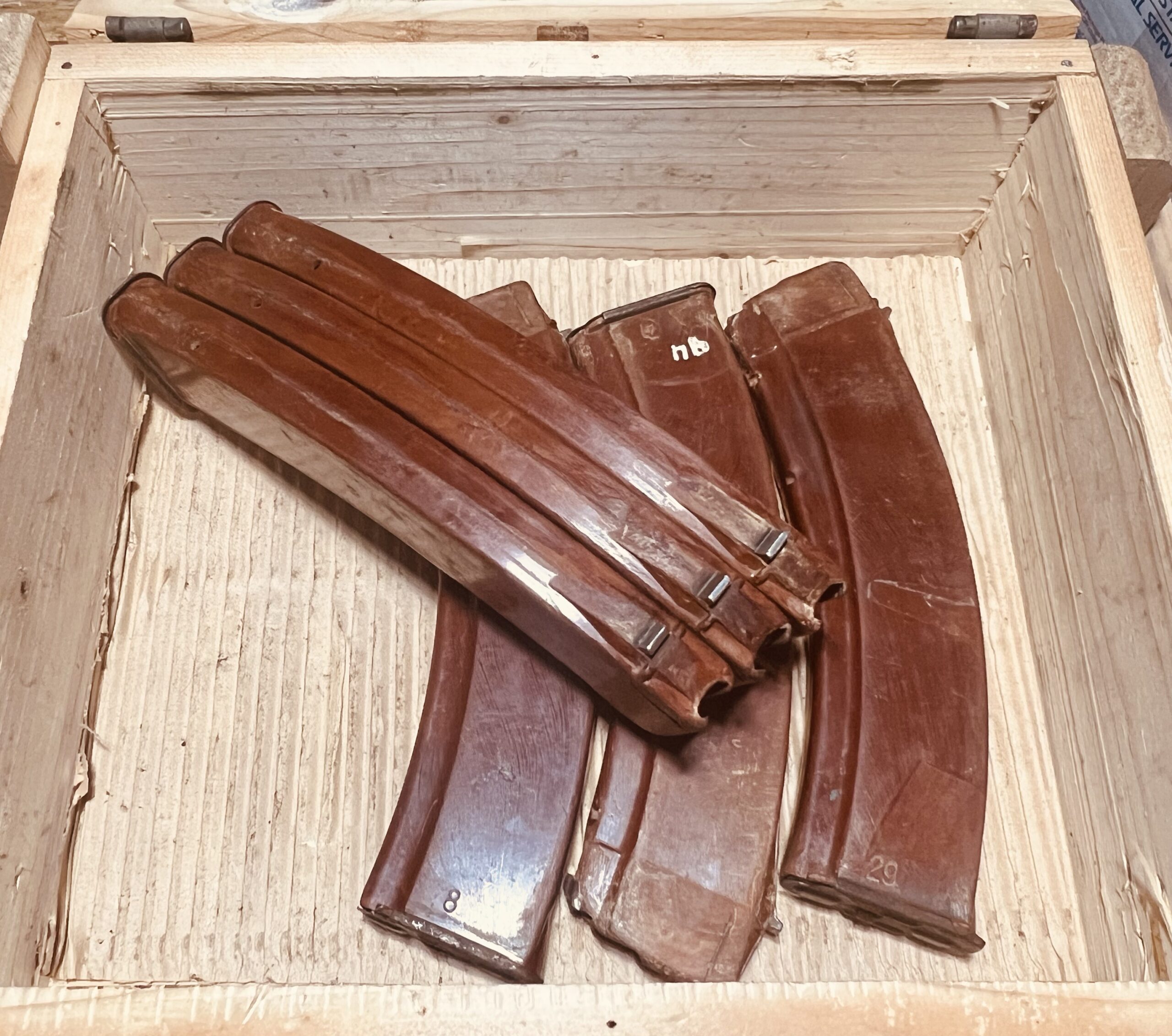 Russian Molot Bakelite 45 Round RPK74 Magazine (Fair/Poor)