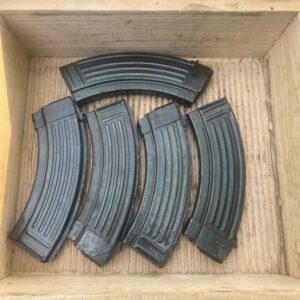 Yugoslavian Steel M70 "Bolt Hold Open" 30 Round AK47 Magazine - 5 Pack - 7.62x39mm