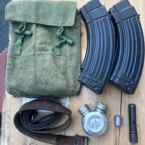 Romanian Steel 30 Round AK47 Magazine 7.62x39mm - 4 Pack with Accessories
