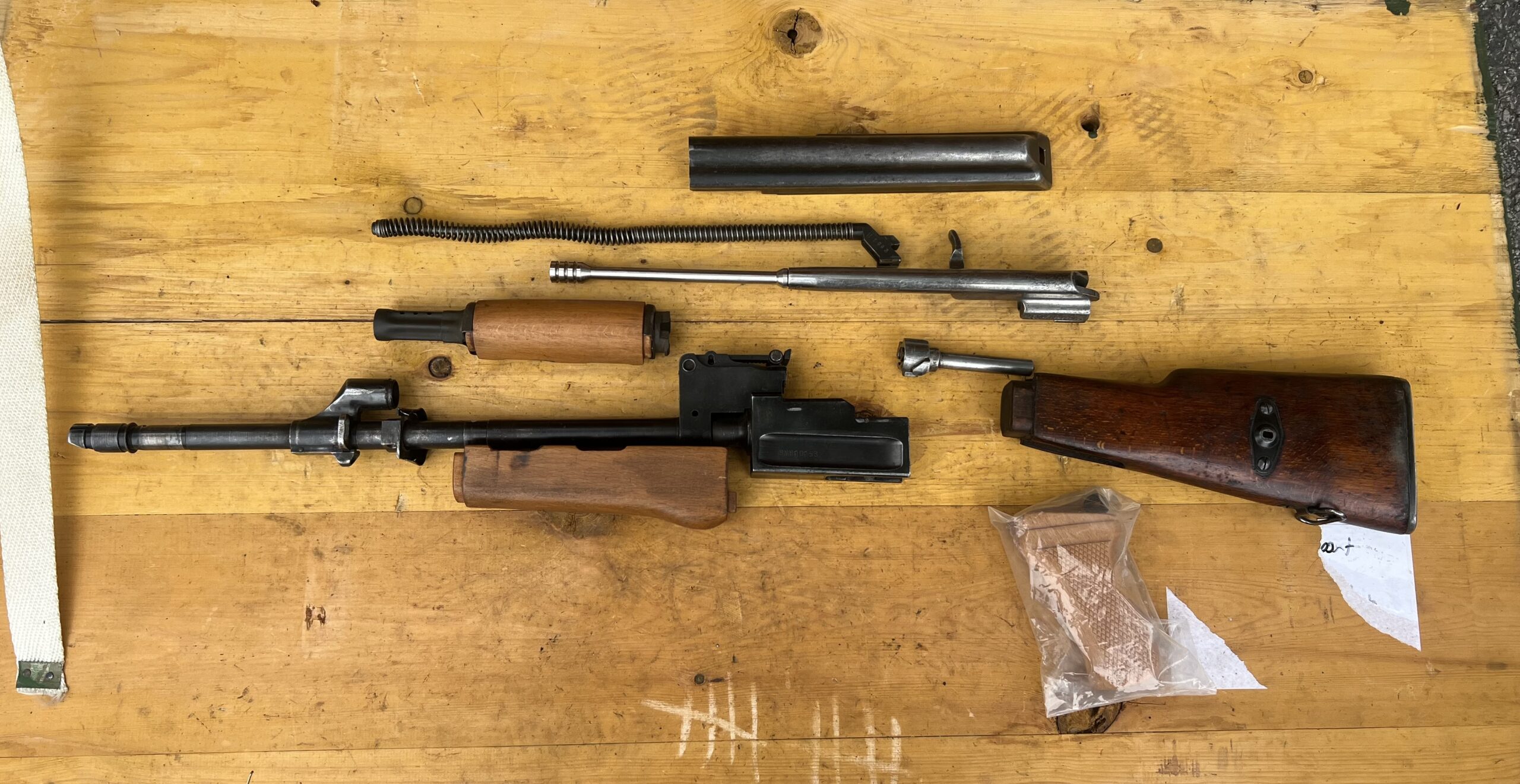 Hungarian OG Barrel AK55 Parts Kit - Non Matching (Fair/Good)