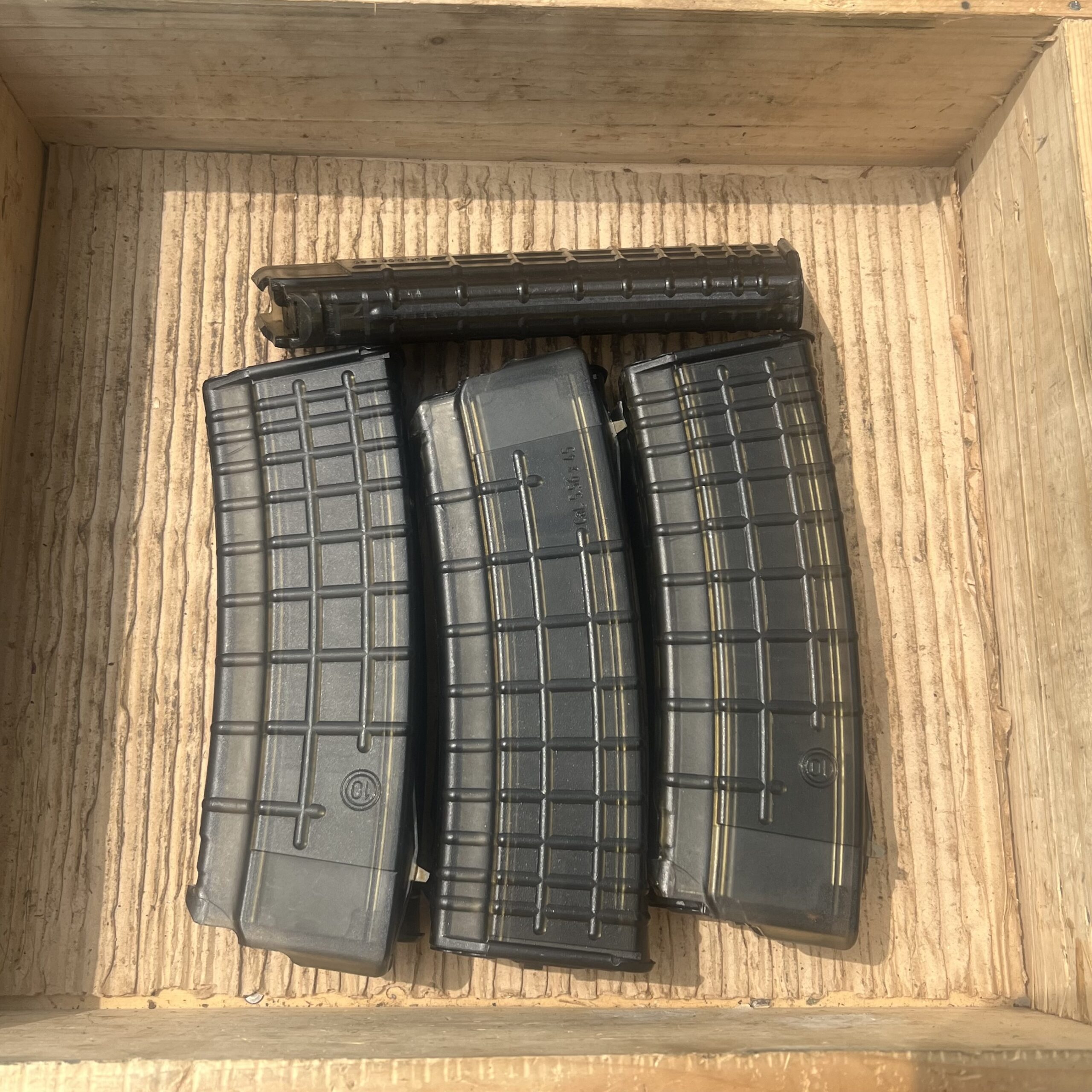 Bulgarian Circle10 Waffle 30 Round AK Magazine - 5.56x45mm - Smoke (Good)