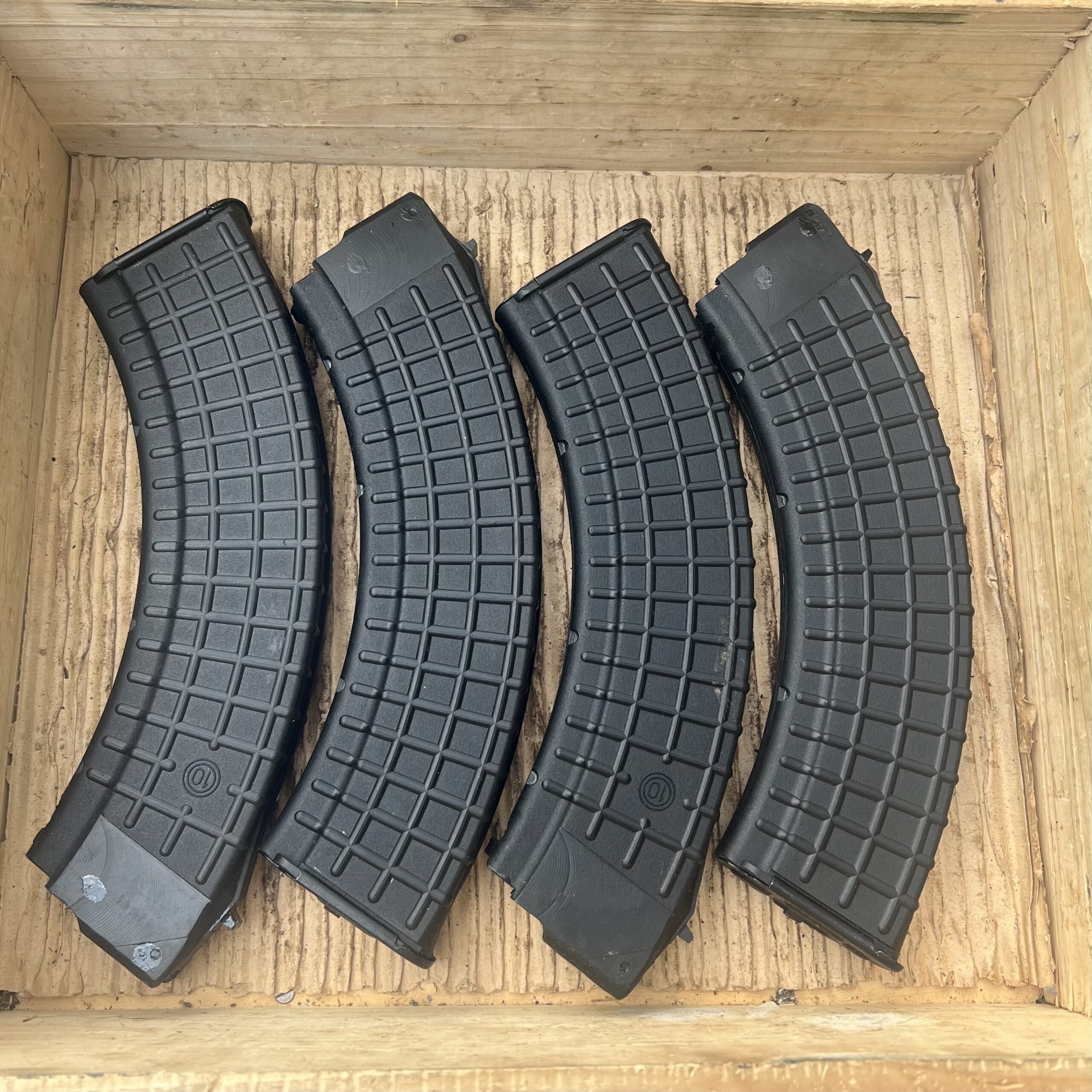 Bulgarian Circle10 Waffle 40 Round AK47 Magazine - 7.62x39mm - Black (Excellent)