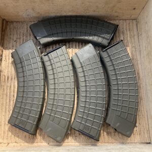 Bulgarian Circle10 Waffle 30 Round AK47 Magazine - OD Green - 7.62x39mm (Excellent)
