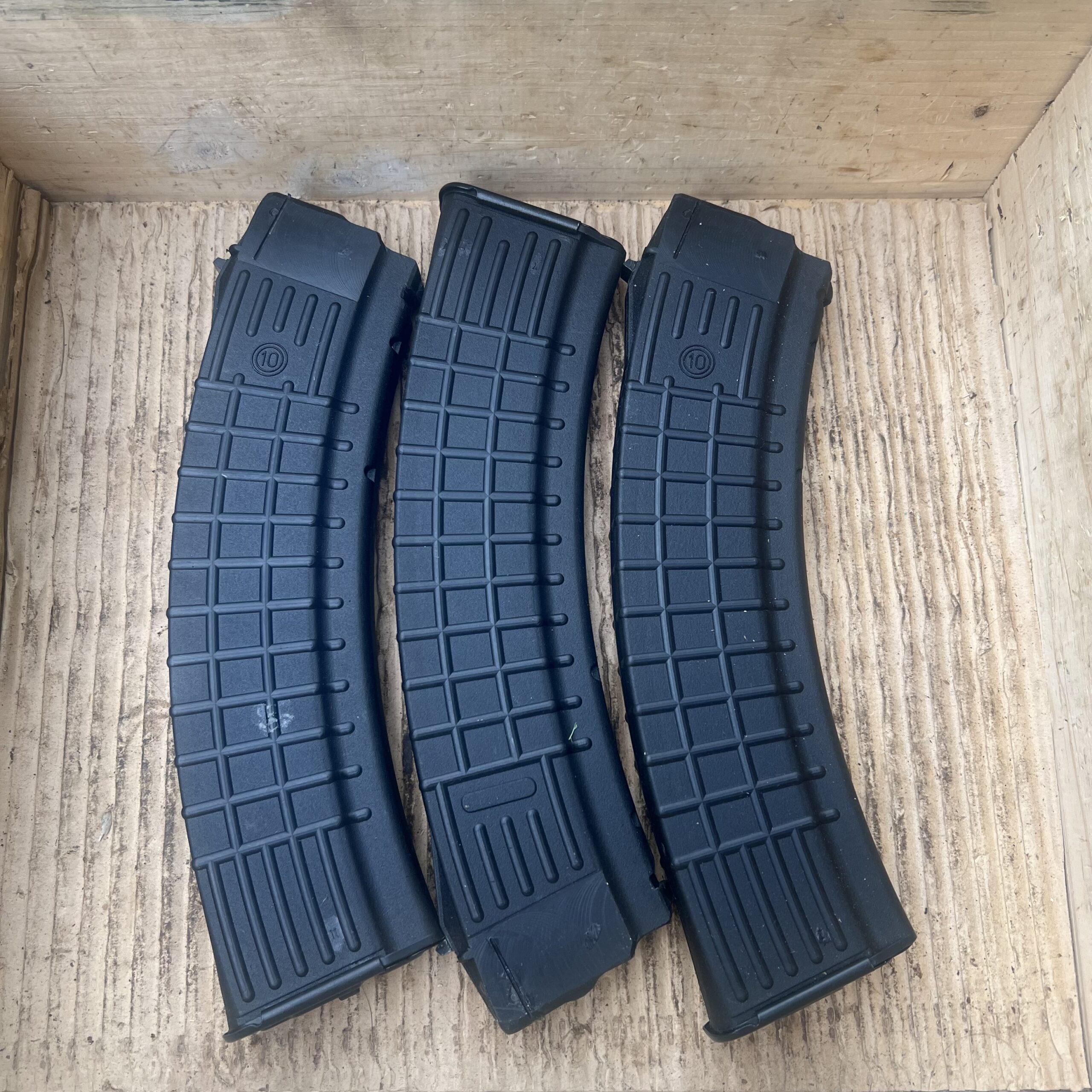 Bulgarian Circle10 Waffle 45 Round AK74 Magazine - Black - 5.45x39mm (Excellent)