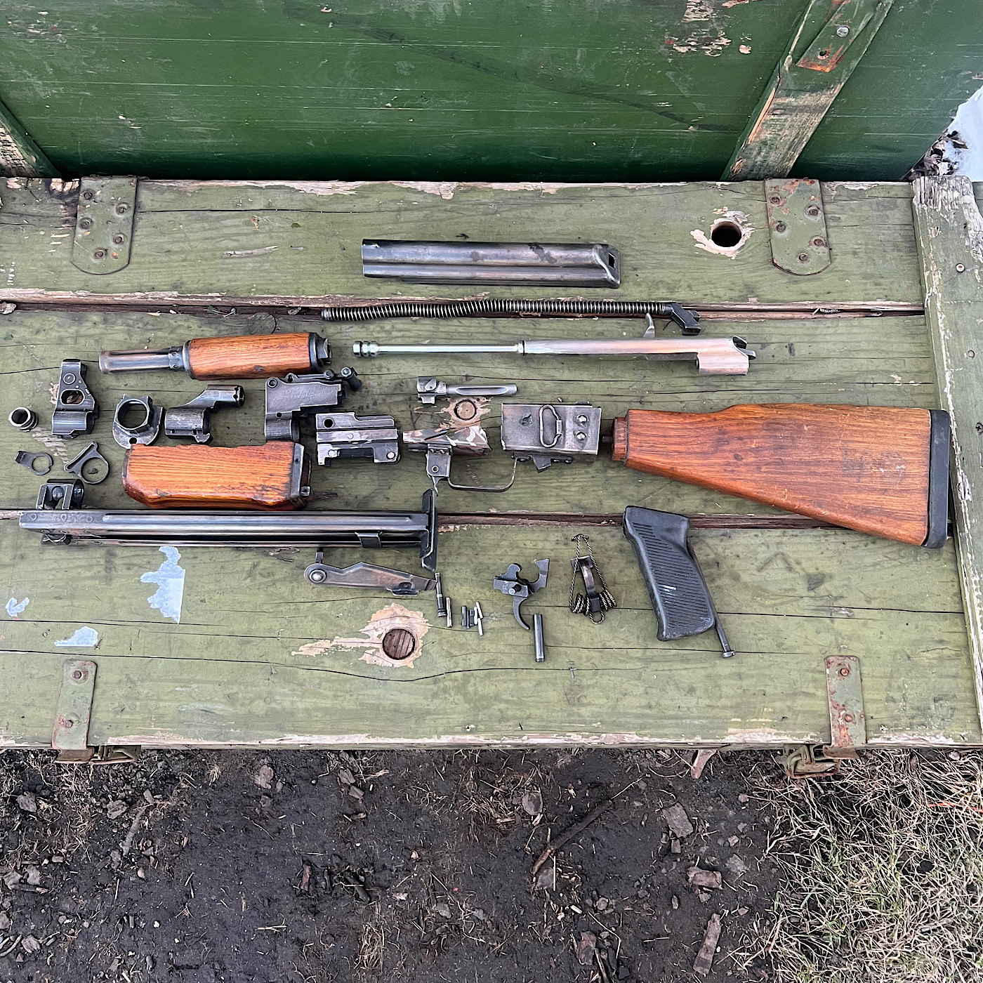 Yugoslavian M72B1 Parts Kit - Non Matching (Good)