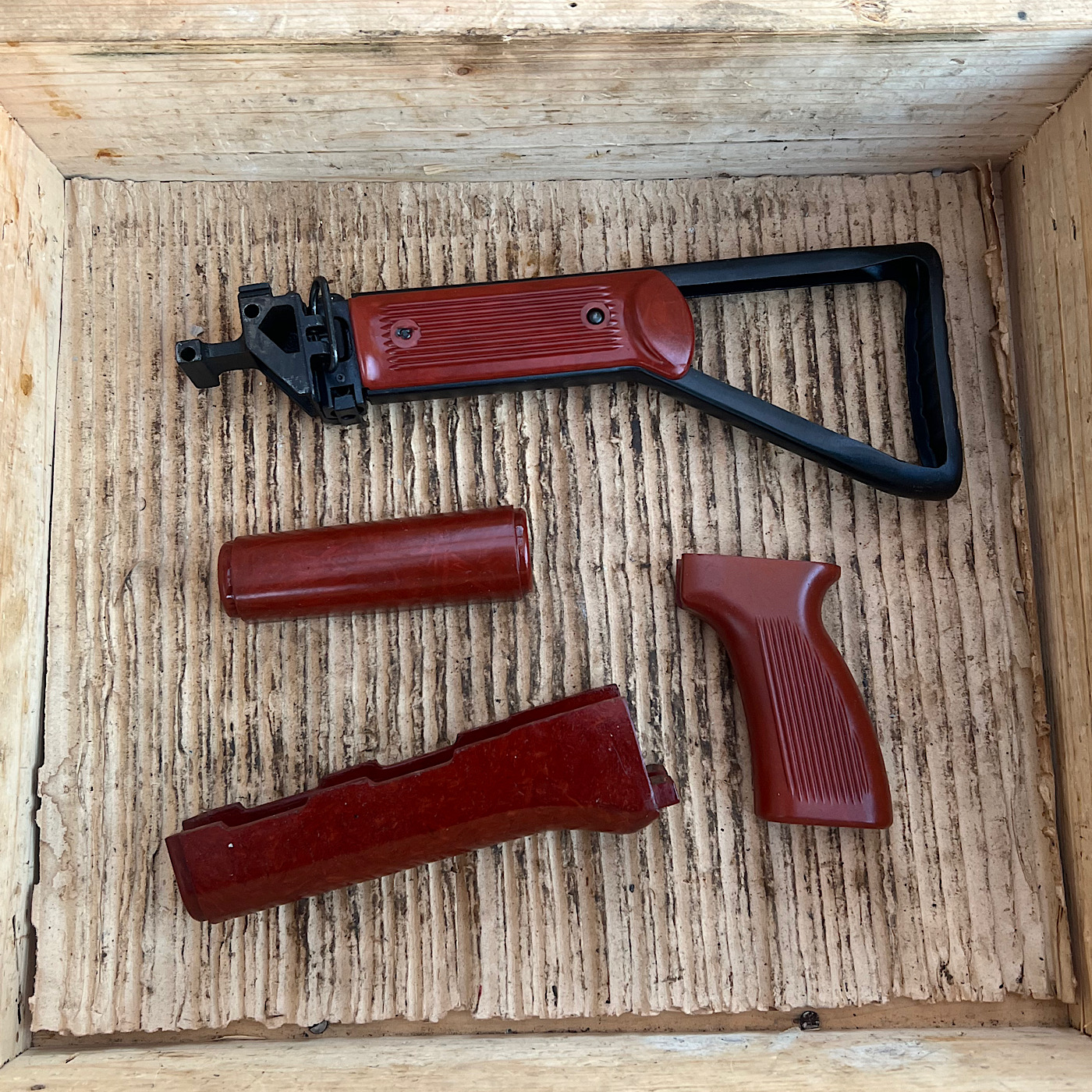 Chinese Bakelite Side Folding Furniture Set with Trunnion (Excellent)