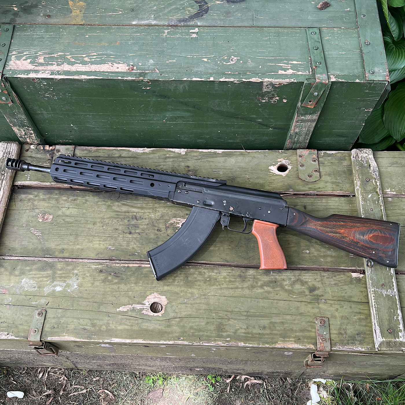 Romanian Kit Build Rifle with Occam Defense Rail - 7.62x39mm - USED