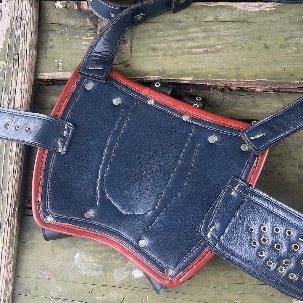 Pakistani Khyber Pass Leather Chest Rig - Moka's Raifus