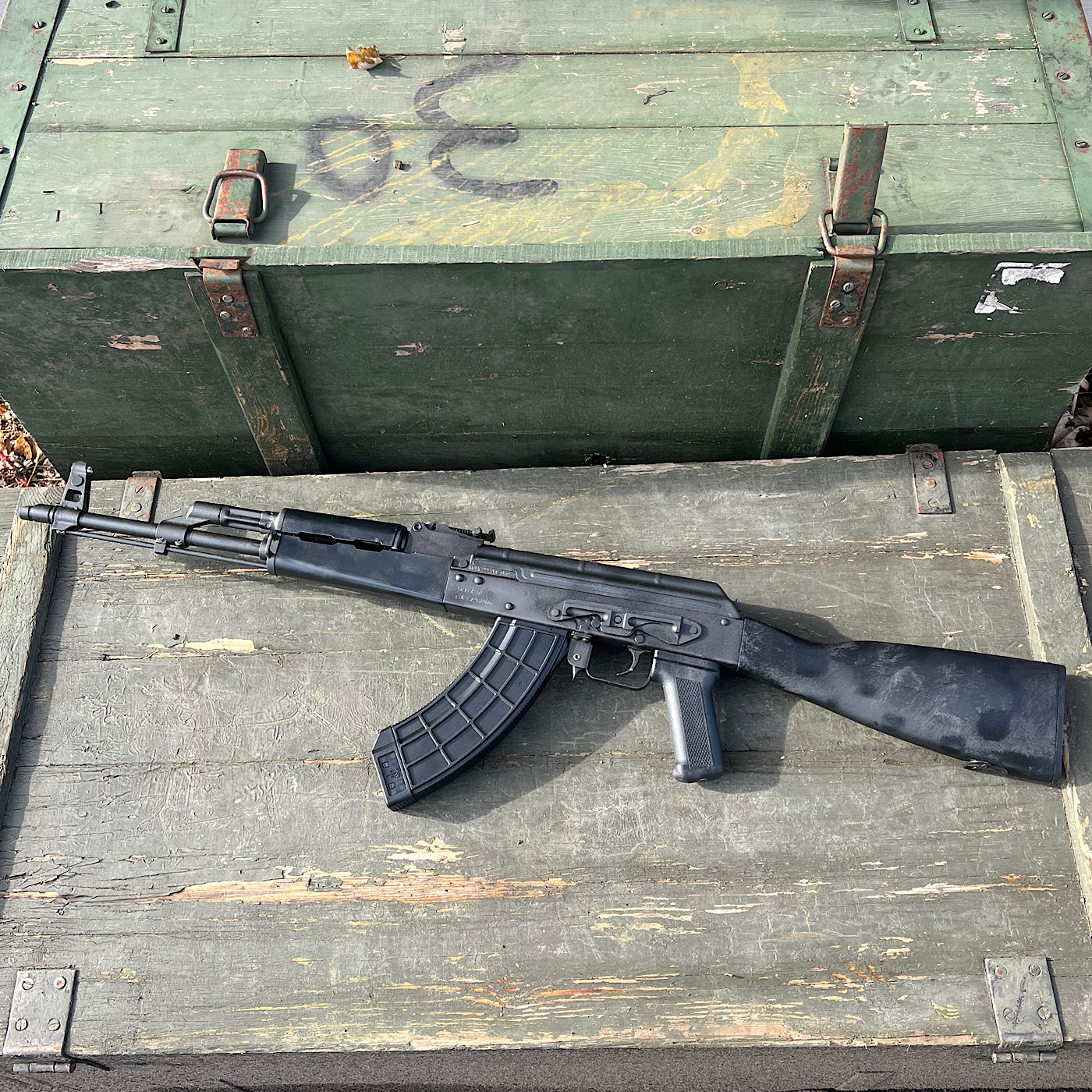 Romanian Wasr10 Rifle (Black Polymer) - 7.62x39mm