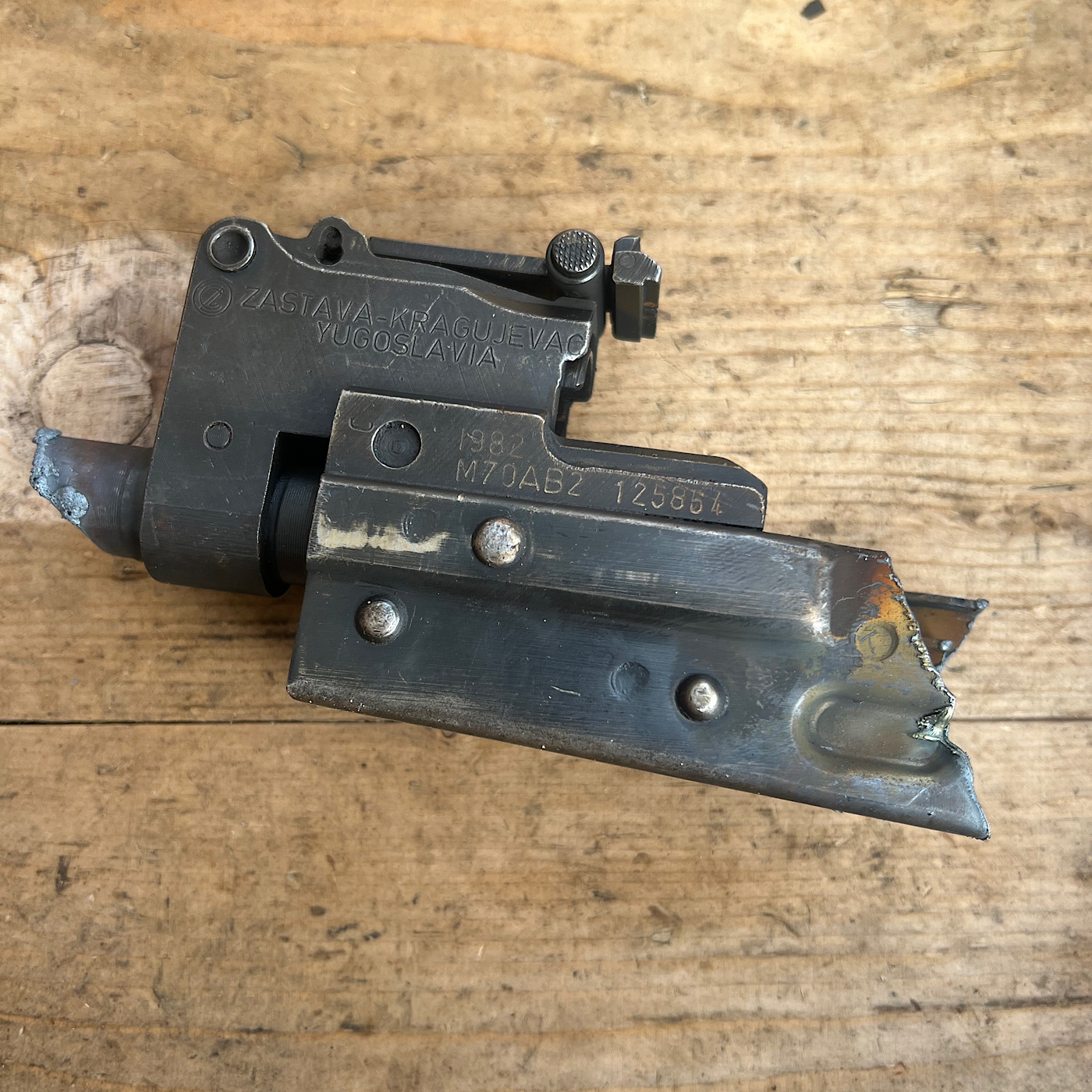 Yugoslavian M70AB2 Front Trunnion + RSB (Very Good)