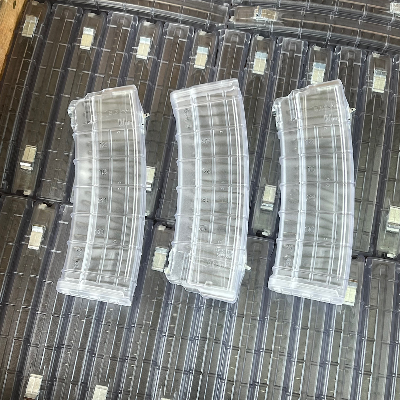 AC Unity Clear “Bolt Hold Open” AK 30 Round Magazine – 5.56x45mm