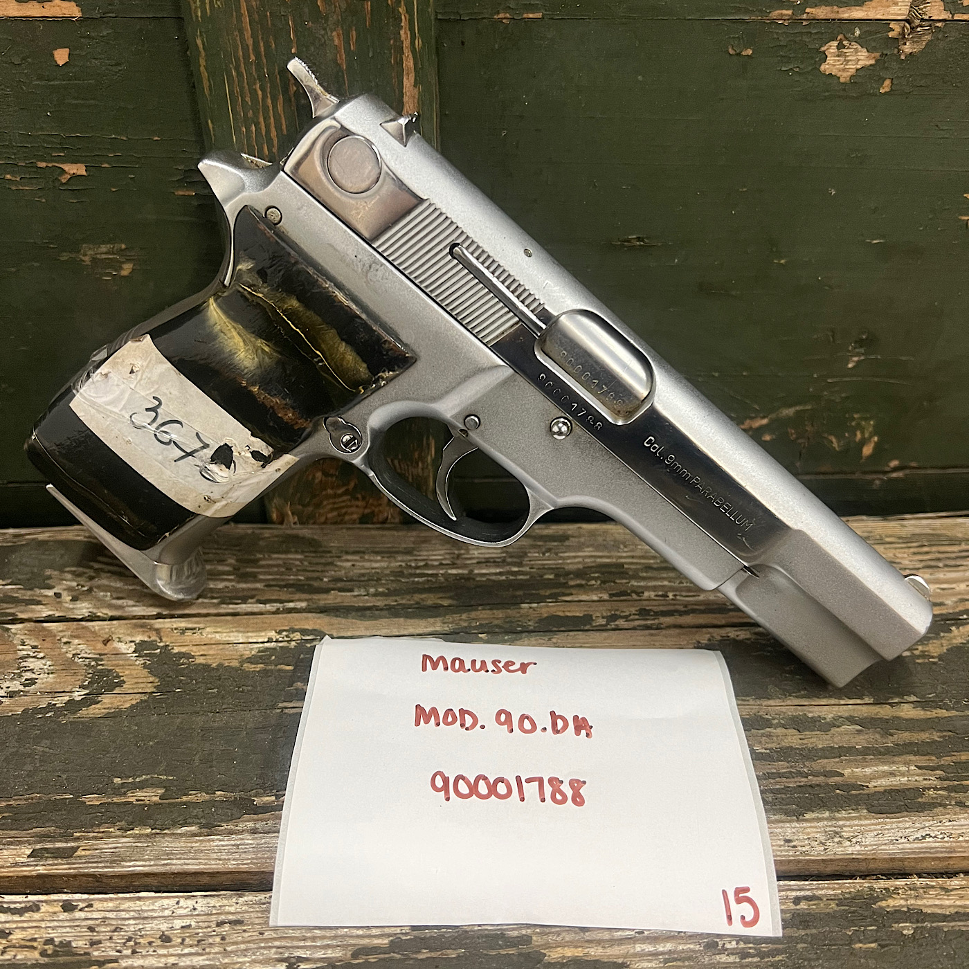 Hungarian FEG Mauser Hi Power - Mod 90 DA - 9x19mm - Moka
