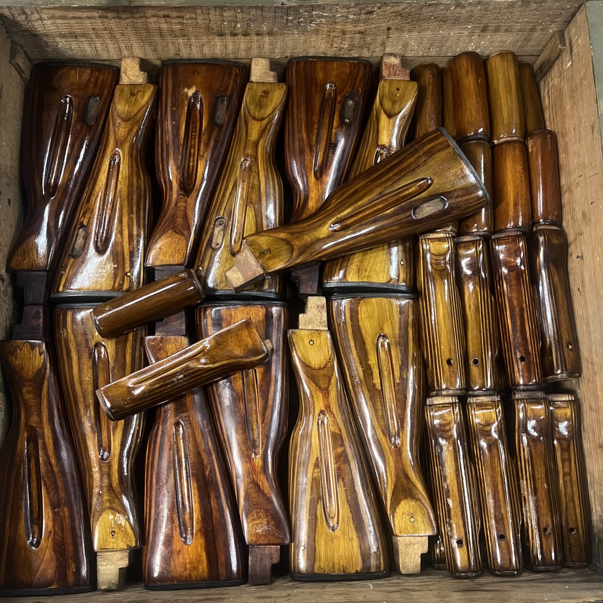 Visual Reference: Reproduction Ak74 Wood Furniture Set Blem