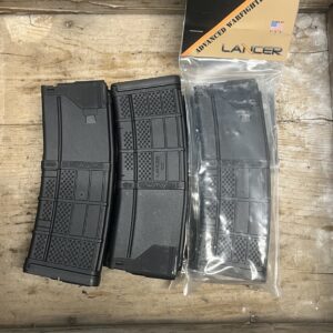 Lancer 30 Round AR15 Magazine - 5.56x45mm - Black