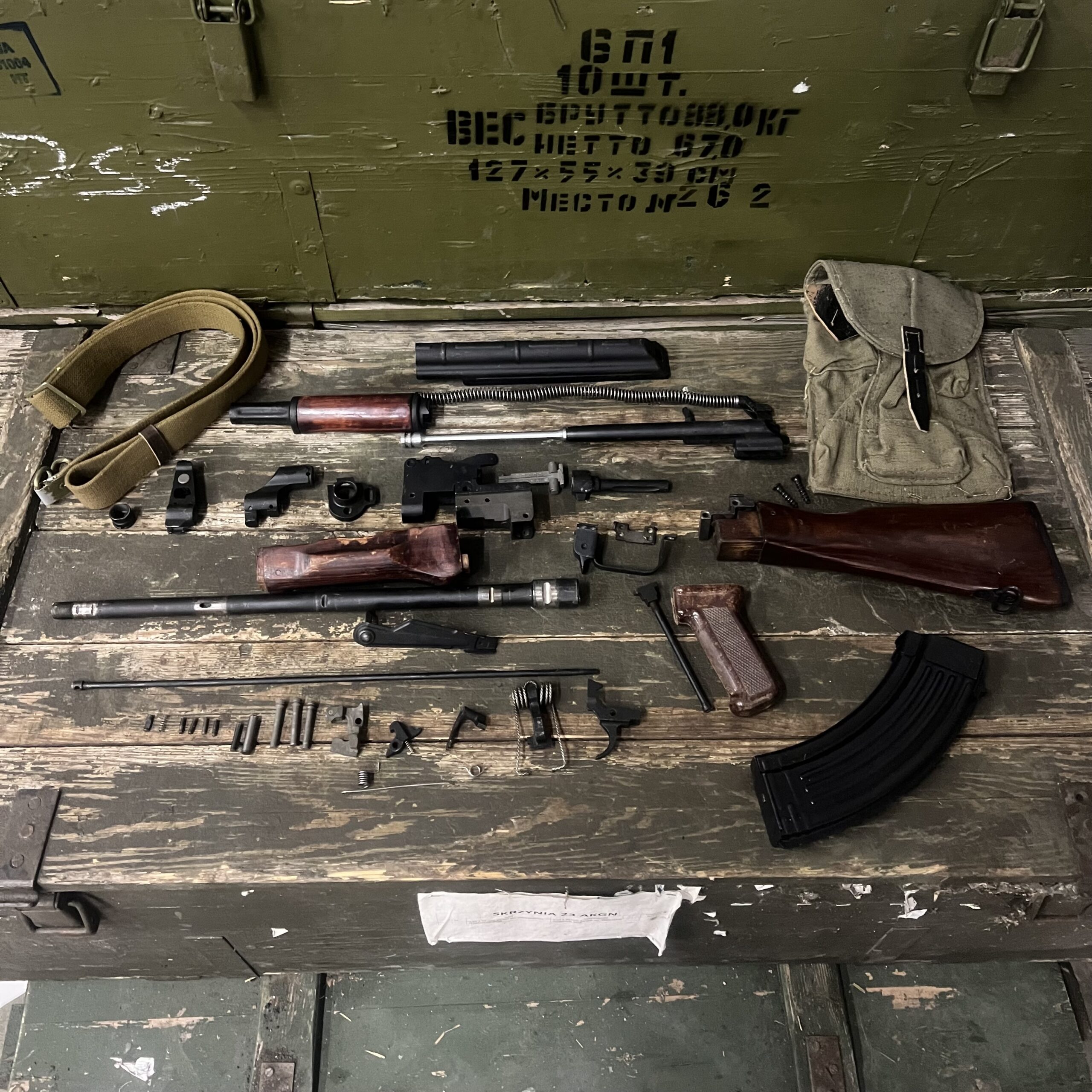 Russian Tula AKM Original Barrel Parts Kit